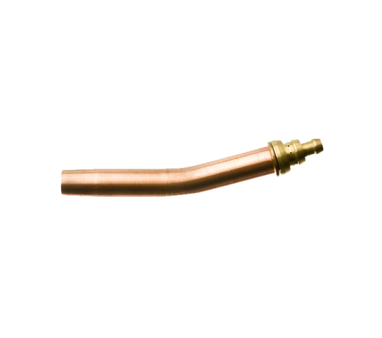 Gutsmondstuk nozzlemix nr.12 propaan gebogen model 10-15 mm breed 10-13 mm diep - Weldingshop