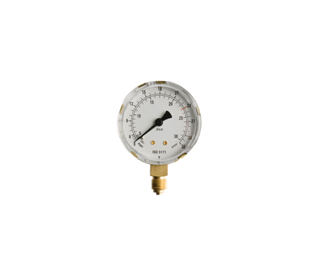 Manometer argon 0-28/30 liter voor doseernippel 0.82mm - Weldingshop