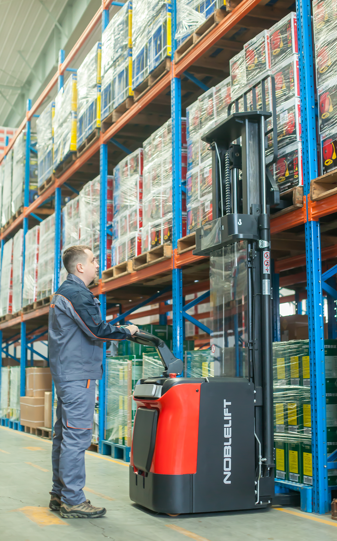 PS16N - Elektrische stapelaar met platform - 5300mm - 1600KG - Weldingshop