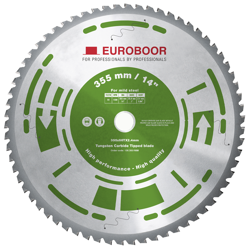 Zaagblad, 75Cr1, D 355 mm / 14 inch, T 66. - Weldingshop