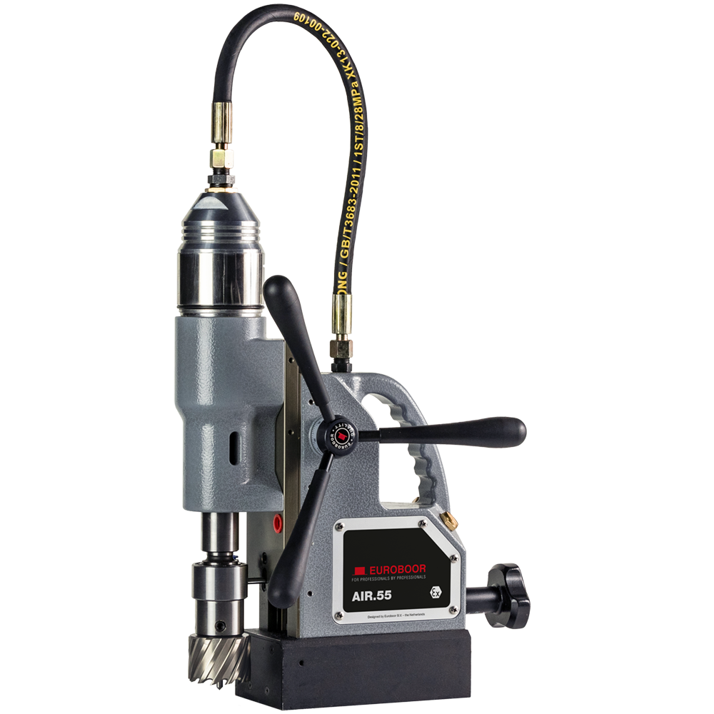 Pneumatische magneet kernboormachine, 55mm - 2 3/16", 6.3 bar. - Weldingshop