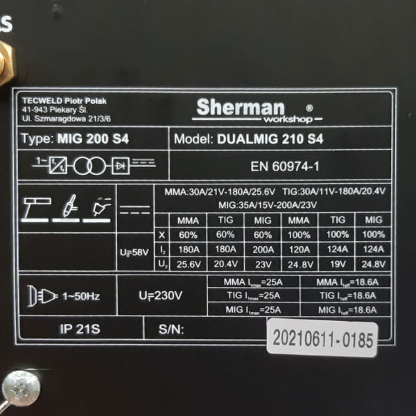 DUALMIG 210 S4 inverter lasapparaat - Weldingshop
