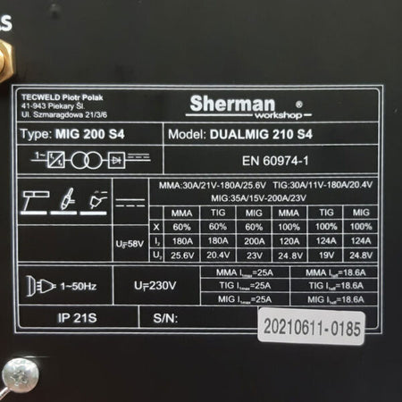 DUALMIG 210 S4 inverter lasapparaat - Weldingshop
