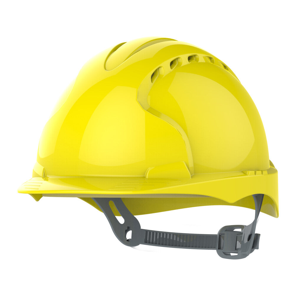 AJF030 EVO2 Helm Mid pinlock geel - Weldingshop
