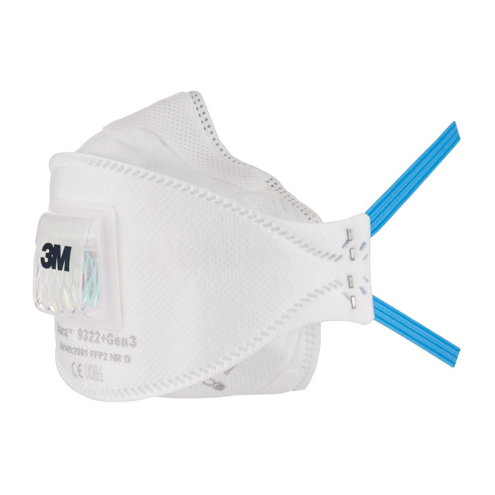 3M Aura 9322+GEN3 masker FFP2 + ventiel - Weldingshop