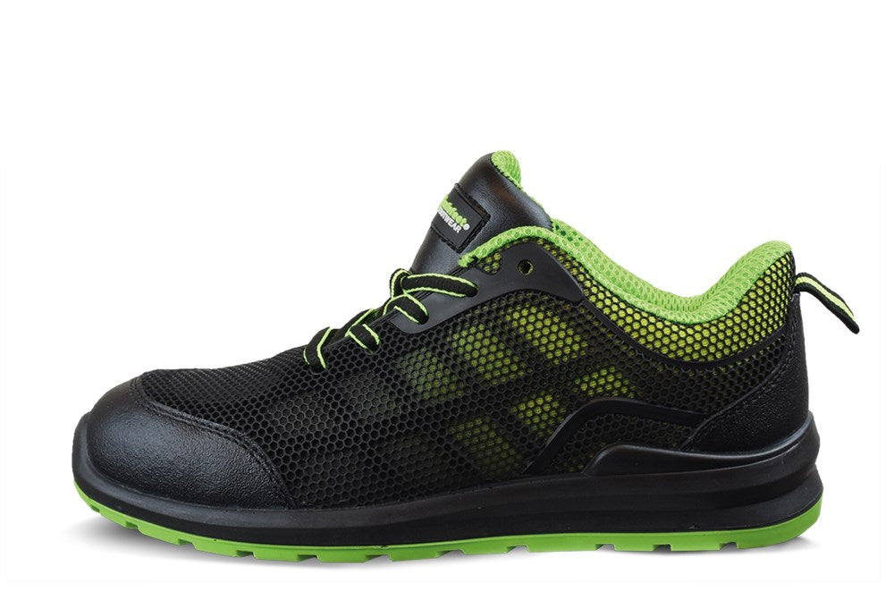 SF Sneaker Askim S1P zw Lime laag - Weldingshop