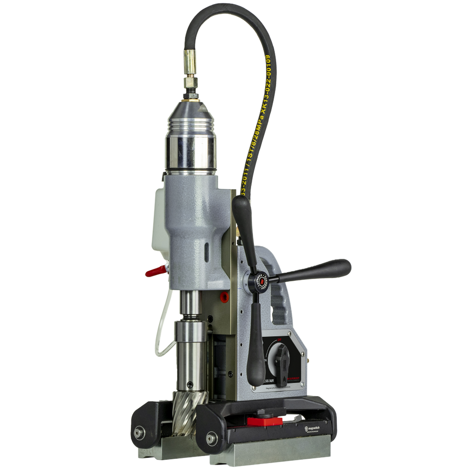 Pneumatische magneet kernboormachine, 55mm - 2 3/16", 6.3 bar. - Weldingshop