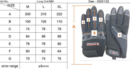 Euroboor werkhandschoenen. - Weldingshop