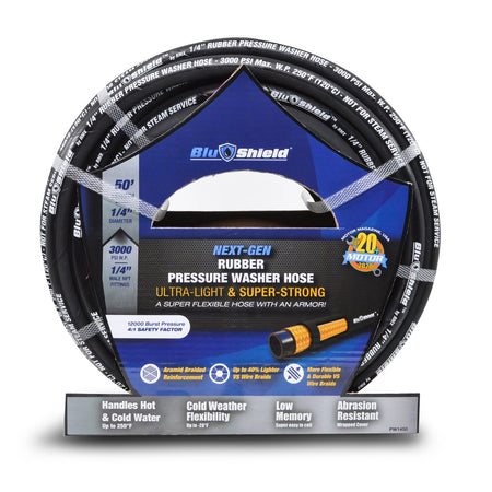 Blushield Rubber hogedrukreiniger slang 06mm x 15mtr - Weldingshop