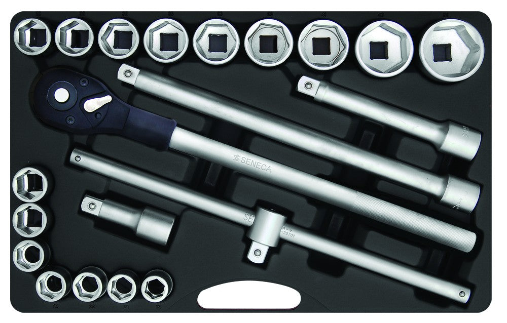 Doppendoos 3/4'' 21 delig professioneel - Weldingshop