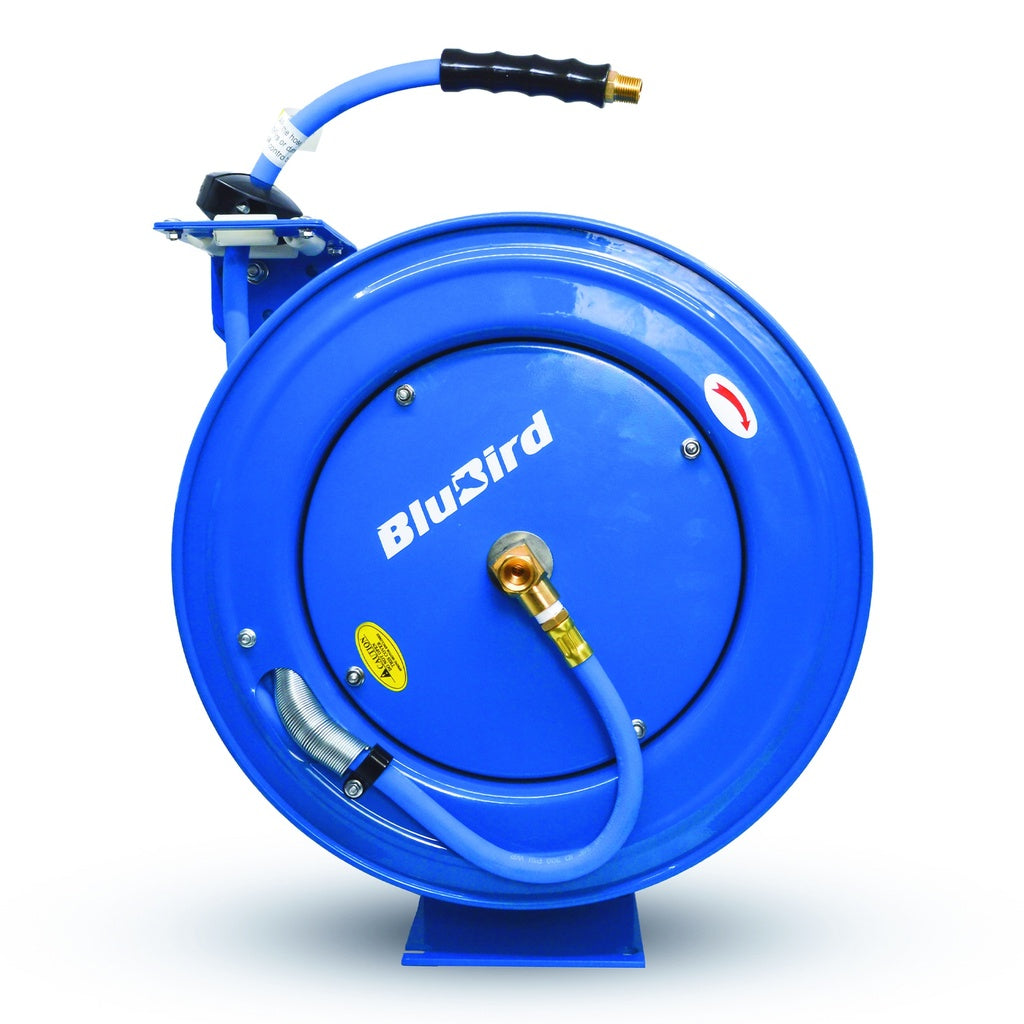 Blubird Luchtslanghaspel enkele arm 10mm x 15mtr - Weldingshop