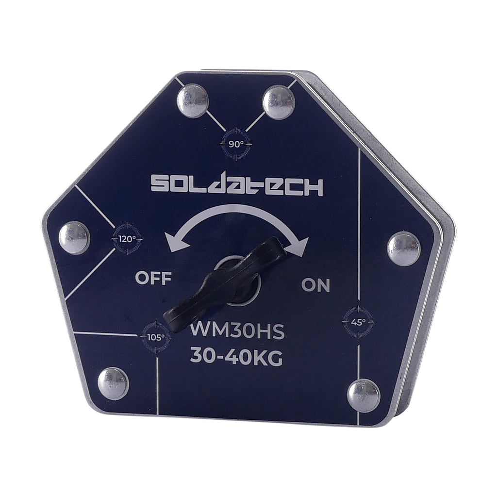Lasmagneet schakelbaar zeshoek 40kg - Weldingshop