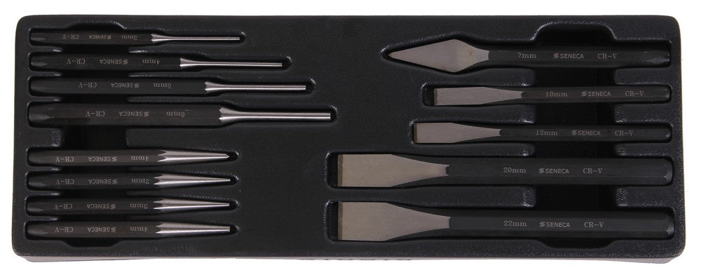 Beitel en drijver set 13 delig - Weldingshop