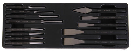 Beitel en drijver set 13 delig - Weldingshop