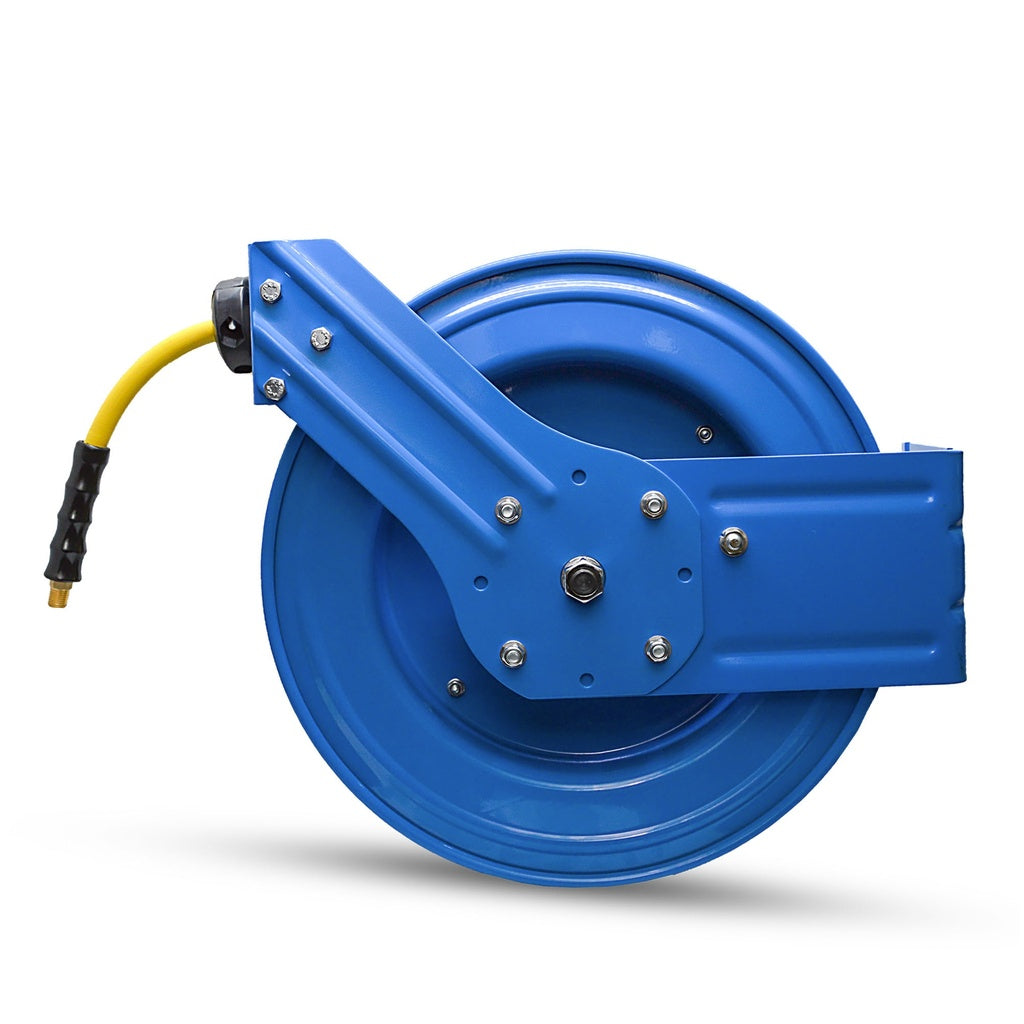 Oilshield Rubber luchtslanghaspel enkelarmig zwaar 13mm x 15mtr - Weldingshop