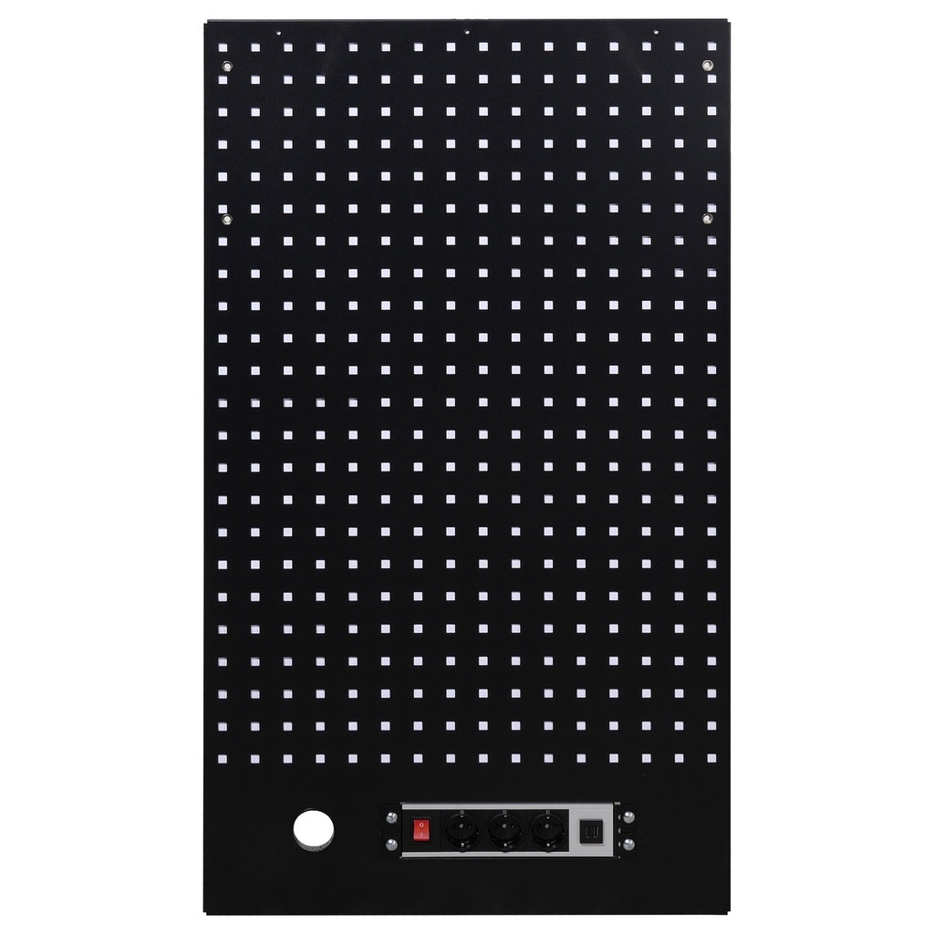 Gereedschapswand met stekkerdoos 615 x 1052mm - Weldingshop