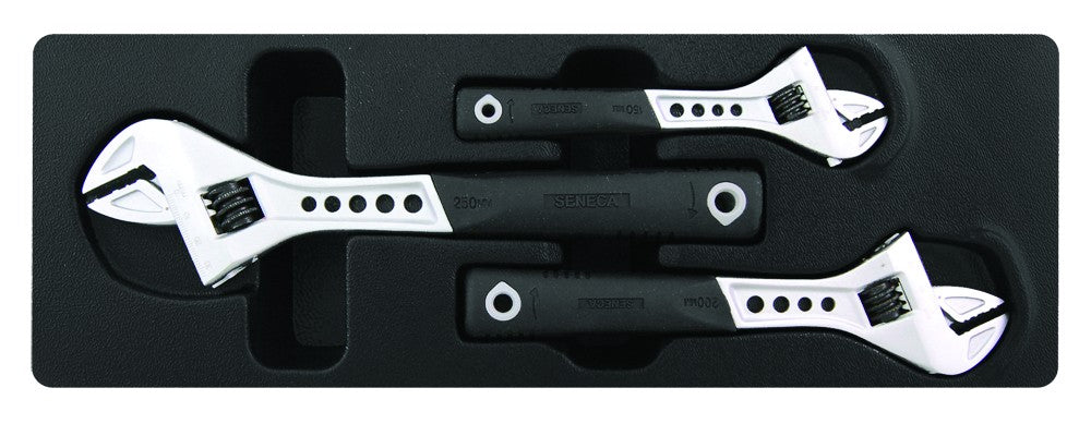Verstelbare moersleutelset 3 delig professioneel - Weldingshop