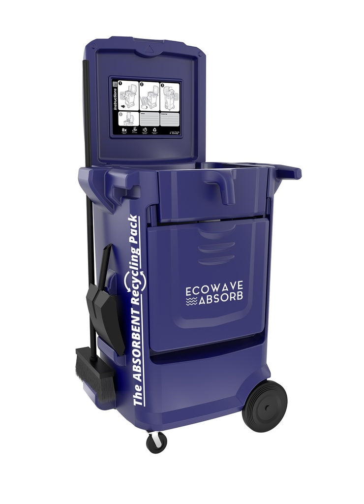 Verrijdbare olie absorptie unit - Weldingshop