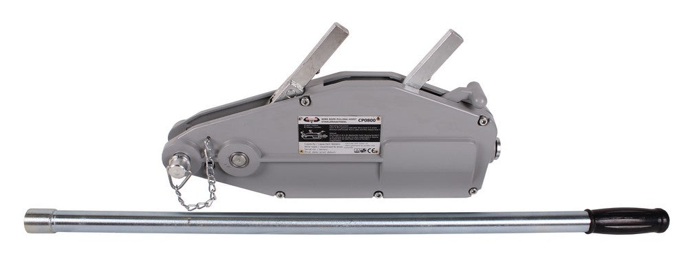 Staaldraadtakel 800kg incl 20 mtr staalkabel haak - Weldingshop