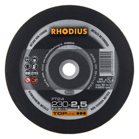 Rhodius FT24 Doorslijpschijf conventioneel - Weldingshop