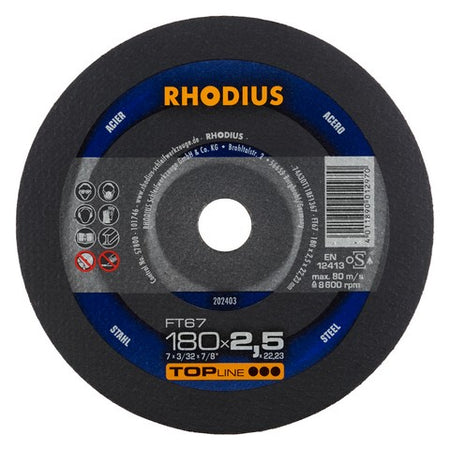Rhodius FT67 Doorslijpschijf conventioneel - Weldingshop
