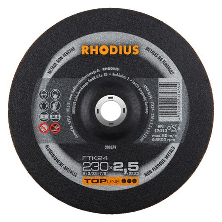 Rhodius FTK24 Doorslijpschijf conventioneel - Weldingshop
