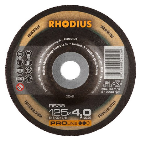 Rhodius RS38 Afbraamschijf - Weldingshop