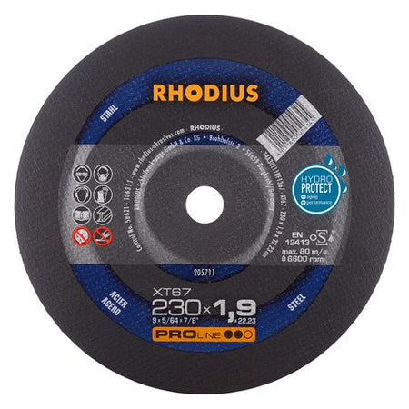 Rhodius XT67 Doorslijpschijf extra dun - Weldingshop