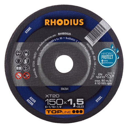Rhodius XT20 Doorslijpschijf extra dun - Weldingshop