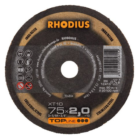 Rhodius XT10 Doorslijpschijf MINI - Weldingshop