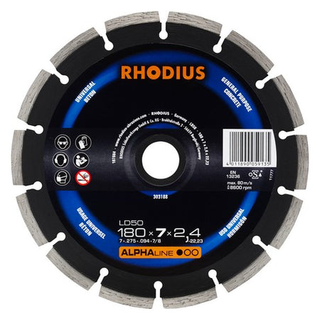 Rhodius LD50 Diamantdoorslijpschijf - Weldingshop