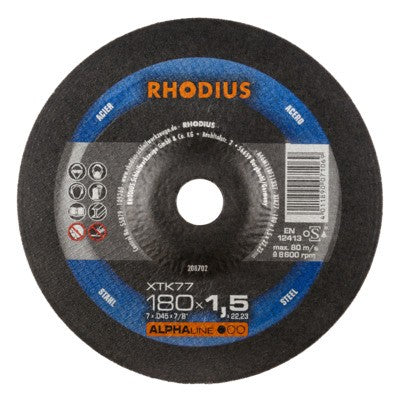 Rhodius XTK77 doorslijpschijf extra dun - Weldingshop