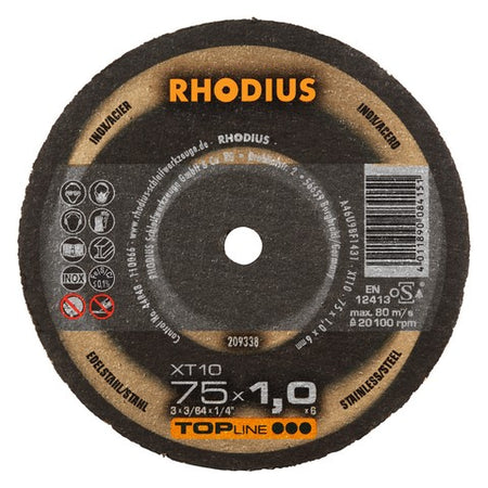 Rhodius XT10 Doorslijpschijf MINI - Weldingshop