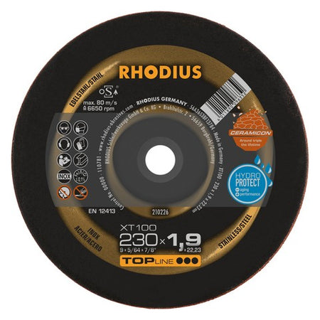 Rhodius XT100 Doorslijpschijf - Weldingshop