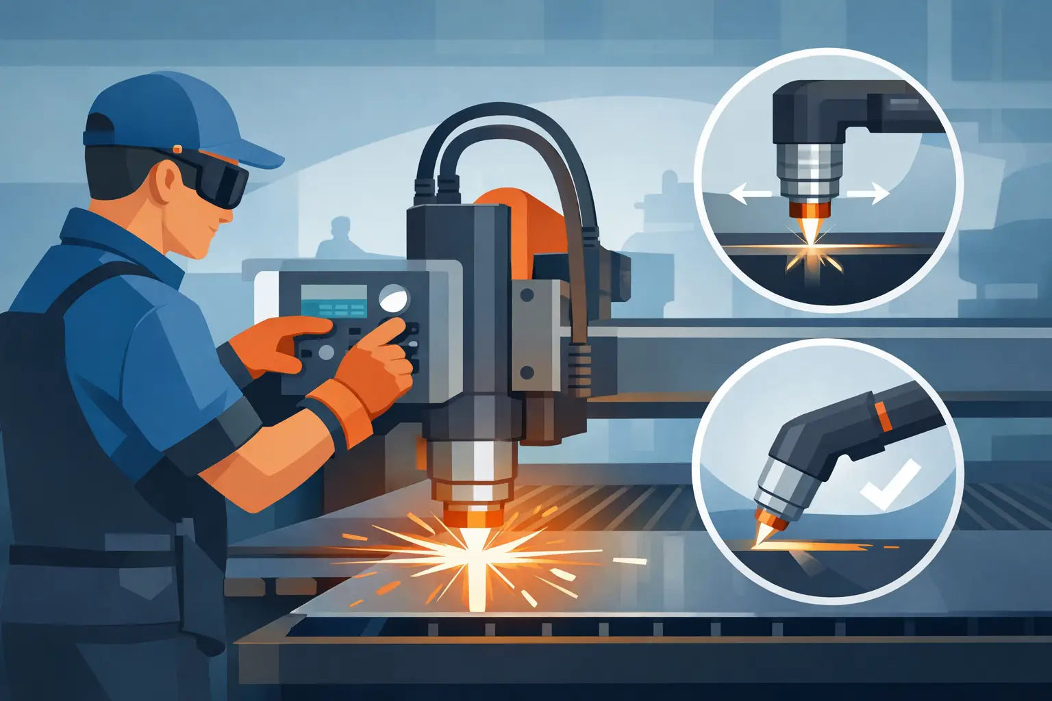 Plasma snijder correct afstellen in de praktijk