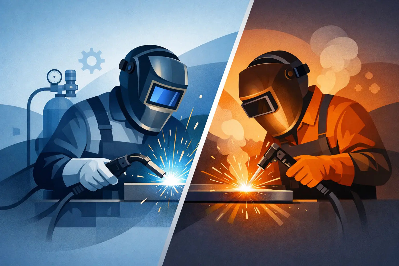 MIG lassen versus elektrode lassen