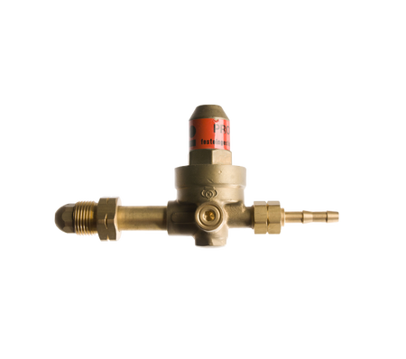 Hogedrukregelaar Benegas 1 bar met een 3/8"l wartel en 6mm slangtule