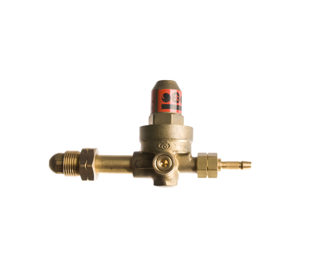 Hogedrukregelaar Benegas 1,5 bar met een 3/8"l wartel en 6mm slangtule
