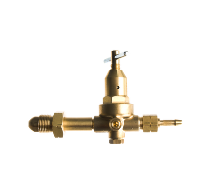 Hogedrukregelaar Benegas 0-6 bar met een 3/8"l wartel en 6mm slangtule