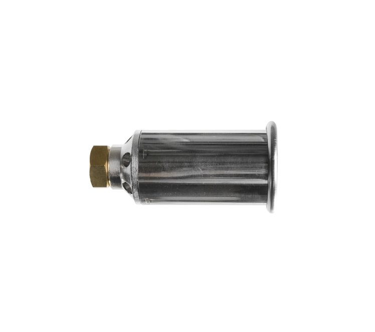 Heetstookkop RVS vlam 40mm aansluiting M20 x 1