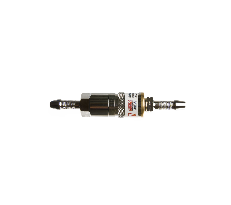 Snelkoppeling gas 6mm tussen de slang - Ibeda