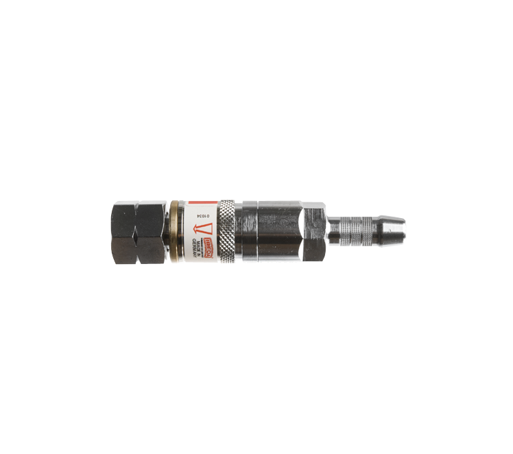 Snelkoppeling gas 3/8"l aan handgreep