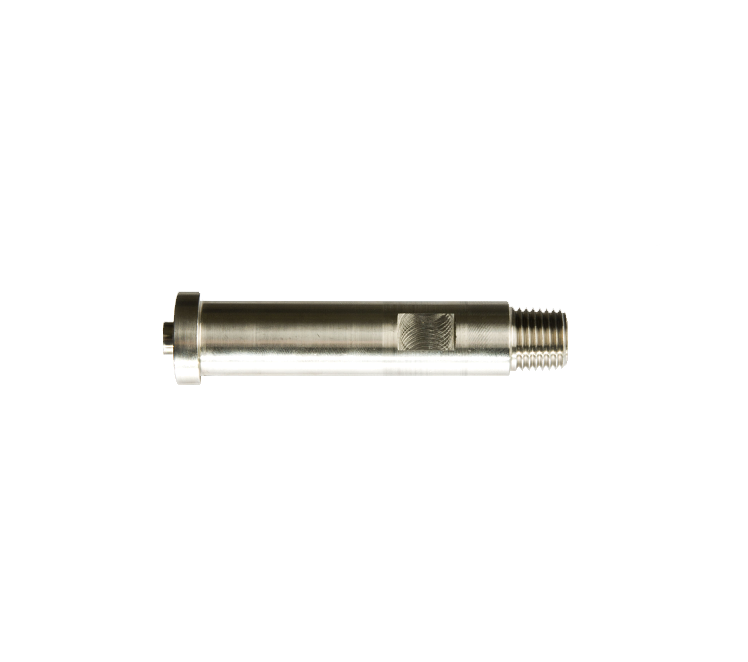 RVS aansluitpen 1"W Din 477-8 x 1/4"NPTm (past NIET op Nen)