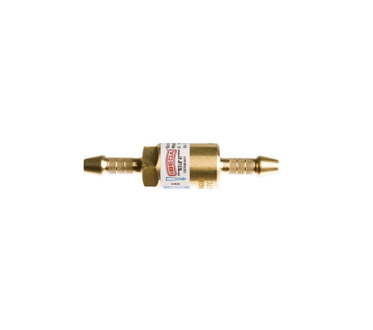 Vlamdover Ibeda zuurstof voor tussen de slang 6mm
