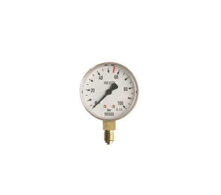 Manometer blank 0-100 bar 63mm