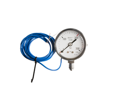 Contactmanometer 0-315 bar 63mm 1/4" onder schakeldruk 10 bar NC