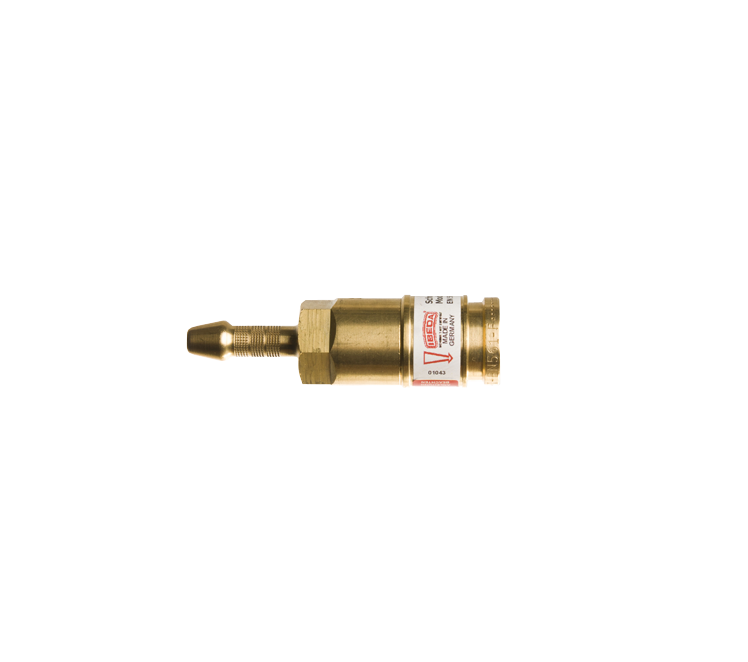 ISO 7289 snelkoppeling 6 mm menggas/argon – voorbeeldfoto overeenkomstige gas-/zuurstofvariant
