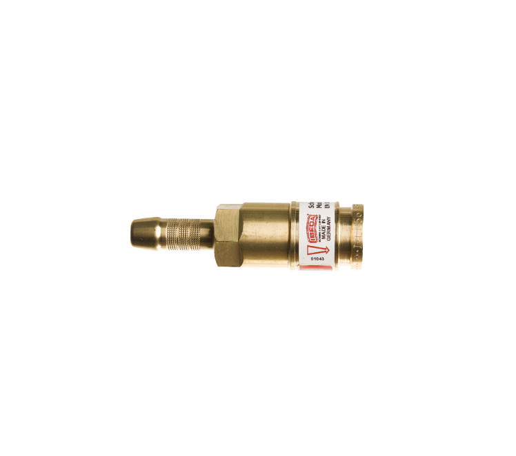 ISO 7289 snelkoppeling 8 mm menggas/argon – voorbeeldfoto overeenkomstige gas-/zuurstofvariant
