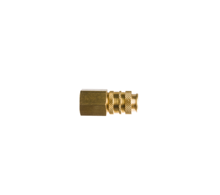 Argon snelkoppeling 1/4"r inw. alleen het vrouwtje messing