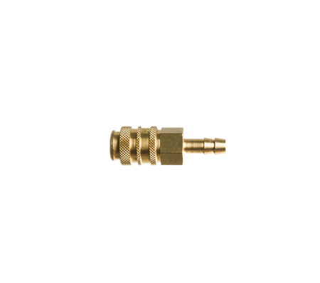 Argon snelkoppeling 6mm tule alleen het vrouwtje messing